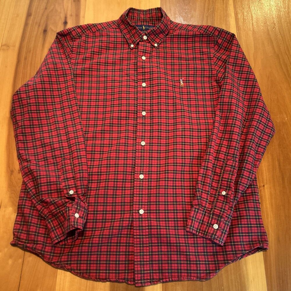 Ralph Lauren Classic Fit Men’s Shirt. Large. Button Down. Long Sleeve. Cotton